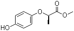 structure of CAS# 96562-58-2, Methyl (R)-(+)-2-(4-hydroxyphenoxy)propanoate