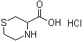 structure of CAS# 96612-95-2, 3-硫代吗啉羧酸盐酸盐