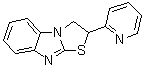 2,3-Dihydro-2-(2-pyridinyl)thiazolo[3,2-a]benzimidazole molecular structure (CAS 96733-58-3)