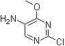 structure of CAS# 96833-41-9, 5-Amino-2-chloro-4-methoxypyrimidine