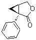 structure of CAS# 96847-53-9, (1S,5R)-1-苯基-3-氧杂双环[3.1.0]己烷-2-酮