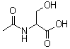 N-Acetyl-DL-serine molecular structure (CAS 97-14-3)