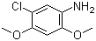 structure of CAS# 97-50-7, 5-Chloro-2,4-dimethoxyaniline