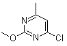 structure of CAS# 97041-37-7, 4-Chloro-2-methoxy-6-methylpyrimidine