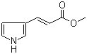 (E)-3-(1H-Pyrrol-3-yl)-2-propenoic acid methyl ester molecular structure (CAS 97055-89-5)