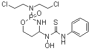 CAS 登录号：97139-15-6, N-[2-[二(2-氯乙基)氨基]四氢-2-氧代-2H-1,3,2-氧杂氮杂磷杂苯-4-基]-N-羟基-N'-苯基硫脲
