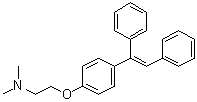 2-[4-[(1E)-1,2-Diphenylethenyl]phenoxy]-N,N-dimethylethanamine molecular structure (CAS 97151-10-5)