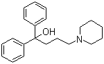 CAS 登录号：972-02-1, 地芬尼多, 二苯哌丁醇, 1,1-二苯基-4-(1-哌啶基)-1-丁醇