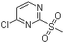 structure of CAS# 97229-11-3, 4-氯-2-甲磺酰基嘧啶