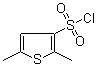 structure of CAS# 97272-04-3, 2,5-Dimethylthiophene-3-sulfonyl chloride