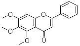 structure of CAS# 973-67-1, 5,6,7-Trimethoxyflavone