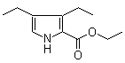 Ethyl 3,4-diethylpyrrole-2-carboxylate molecular structure (CAS 97336-41-9)