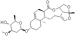 Cynatratoside A molecular structure (CAS 97399-96-7)