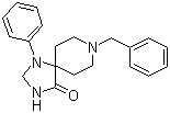 8-Benzyl-1-phenyl-1,3,8-triazaspiro[4.5]decan-4-one molecular structure (CAS 974-41-4)