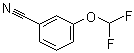 3-(二氟甲氧基)苯腈分子结构 (CAS 97582-88-2)