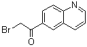 2-溴-1-(6-喹啉基)乙酮分子结构 (CAS 97596-07-1)