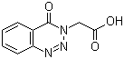 (4-Oxo-1,2,3-benzotriazin-3(4H)-yl)acetic acid molecular structure (CAS 97609-01-3)