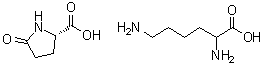 CAS # 97635-57-9, Lysine, compd. with 5-oxo-L-proline (1:1)