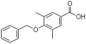 structure of CAS# 97888-80-7, 4-苄氧基-3,5-二甲基苯甲酸