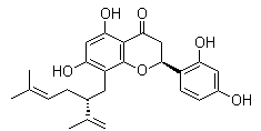 Sophoraflavanone G molecular structure (CAS 97938-30-2)