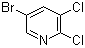 5-溴-2,3-二氯吡啶分子结构 (CAS 97966-00-2)