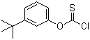 3-叔丁基苯基氯硫甲酸酯分子结构 (CAS 97986-06-6)