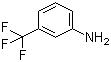 间氨基三氟甲苯分子结构 (CAS 98-16-8)