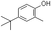 4-叔丁基-2-甲基苯酚分子结构 (CAS 98-27-1)