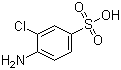 4-氨基-3-氯苯磺酸分子结构 (CAS 98-35-1)
