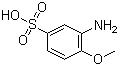 邻氨基苯甲醚-4-磺酸分子结构 (CAS 98-42-0)