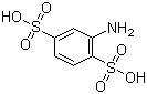 structure of CAS# 98-44-2, 2-Amino-1,4-benzenedisulfonic acid
