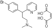 structure of CAS# 980-71-2, Brompheniramine hydrogen maleate