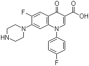 structure of CAS# 98105-99-8, 沙拉沙星
