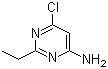 4-氨基-6-氯-2-乙基嘧啶分子结构 (CAS 98134-36-2)