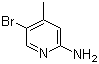 structure of CAS# 98198-48-2, 2-Amino-5-bromo-4-methylpyridine