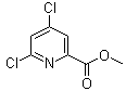 Methyl 4,6-dichloropyridine-2-carboxylate molecular structure (CAS 98273-19-9)