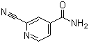 2-Cyano-4-pyridinecarboxamide molecular structure (CAS 98273-47-3)