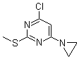 CAS 登录号：98280-50-3, 4-(1-氮丙啶基)-6-氯-2-(甲硫基)嘧啶