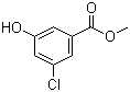 structure of CAS# 98406-04-3, 3-氯-5-羟基苯甲酸甲酯