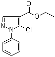 5-氯-1-苯基吡唑-4-甲酸乙酯分子结构 (CAS 98534-76-0)