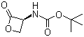 N-(tert-Butoxycarbonyl)-L-serine beta-lactone molecular structure (CAS 98541-64-1)