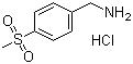 structure of CAS# 98593-51-2, 4-(甲磺酰基)苄胺盐酸盐