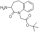 structure of CAS# 98626-45-0, 3-Amino-2,3,4,5-tetrahydro-2-oxo-1H-1-benzazepine-1-acetic acid ter-butyl ester
