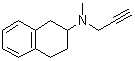(-)-1,2,3,4-Tetrahydro-N-methyl-N-2-propynyl-2-naphthalenamine molecular structure (CAS 98640-73-4)