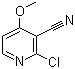 2-Chloro-3-cyano-4-methoxypyridine molecular structure (CAS 98645-43-3)