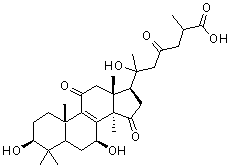 CAS 登录号：98665-20-4, 灵芝酸 I