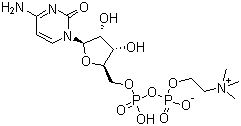 structure of CAS# 987-78-0, Citicoline
