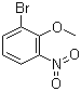 structure of CAS# 98775-19-0, 1-Bromo-2-methoxy-3-nitrobenzene