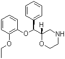 CAS 登录号：98819-76-2, 噁泼西汀, (2S)-2-[(S)-(2-乙氧基苯氧基)苯甲基]吗啉