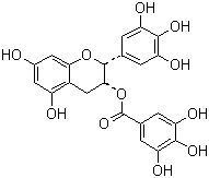 structure of CAS# 989-51-5, (-)-Epigallocatechin gallate